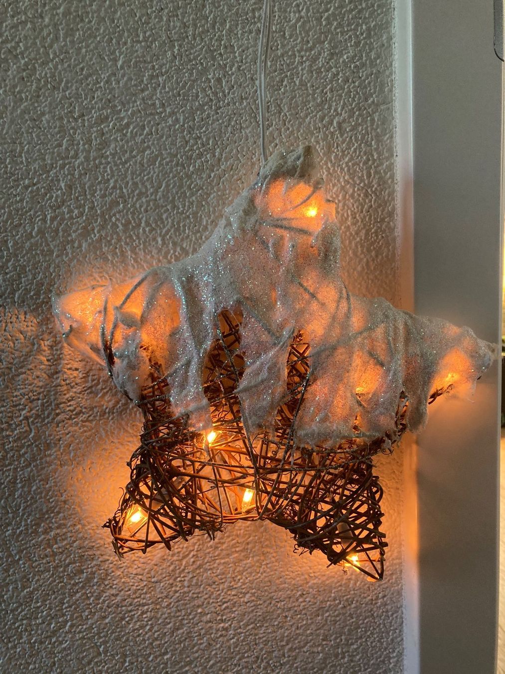 Tutte le decorazioni: Weihnachtsstern Lichterkette, Rattan – Usato da Wichtrach venduto da Aramis3628