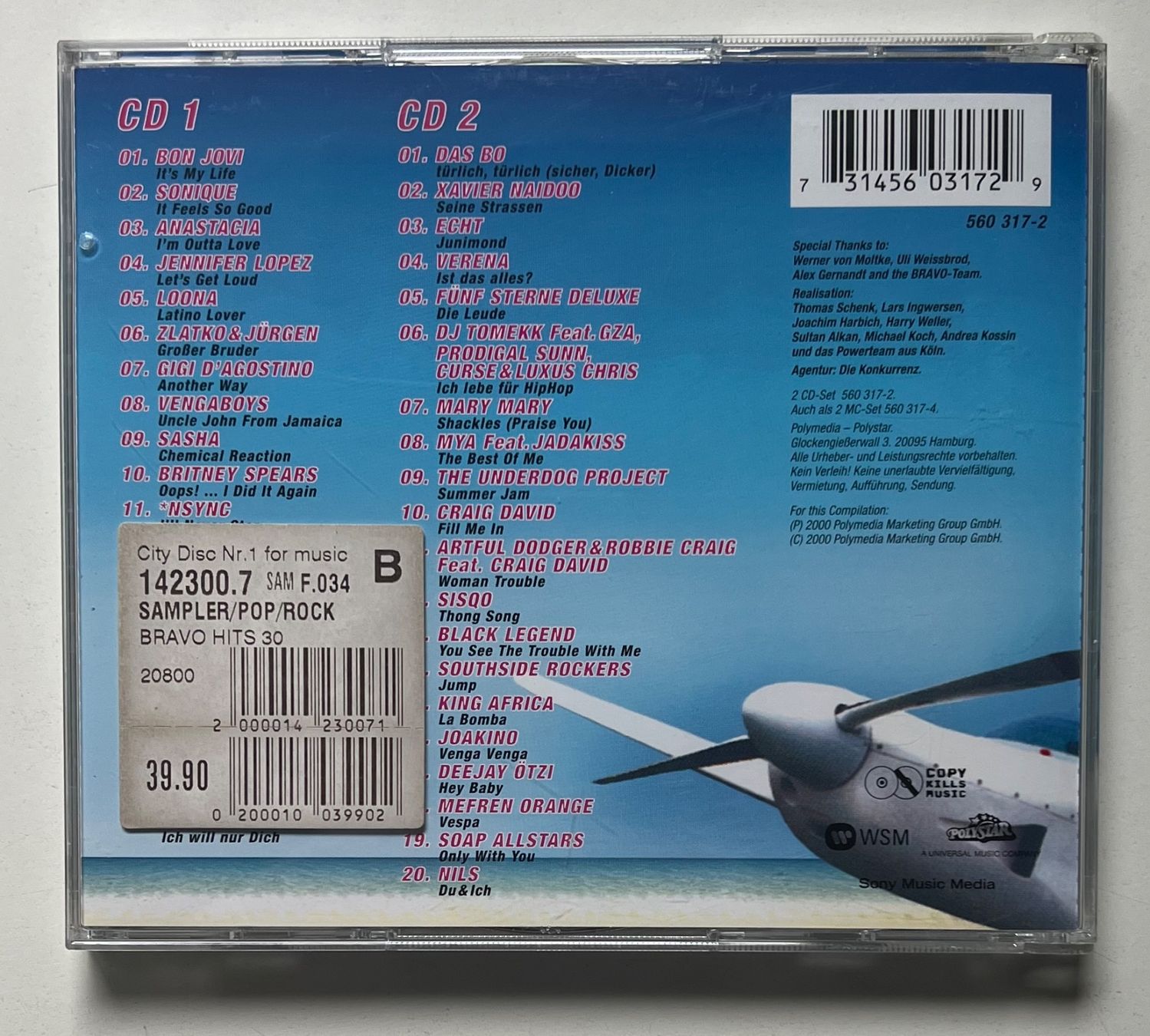 CD: Bravo Hits 30 (2 CDs) – Usato da Näfels venduto da rottabi 1