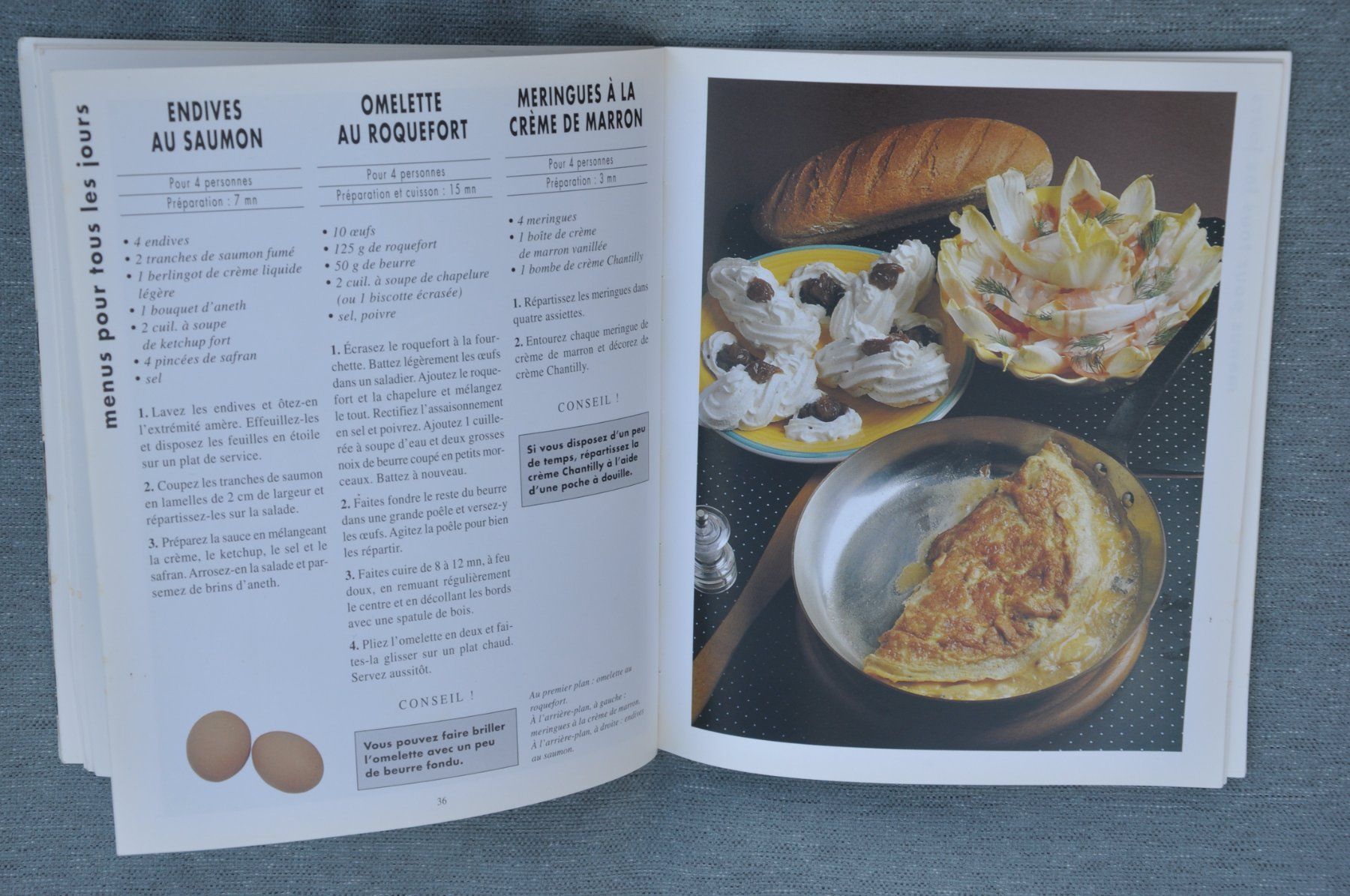 Bücher: 25 menus en 25 minutes – Gebraucht aus Fully von Minouchka 1