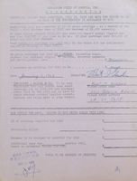 Bert I. Gordon (1922-2023) Regisseur - sign. Formular