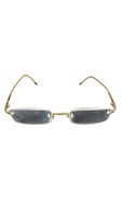 HUGO BOSS randlose Brille mit Etui