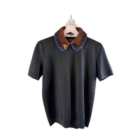 Louis Vuitton Polo mit Paillettenkragen. Gr. L