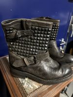 Bottines femme de marque ASH, taille 37, look Bikers.