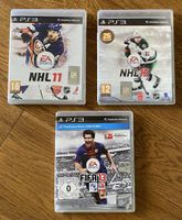 PS3 Spiele NHL 11, NHL 15, FIFA 13
