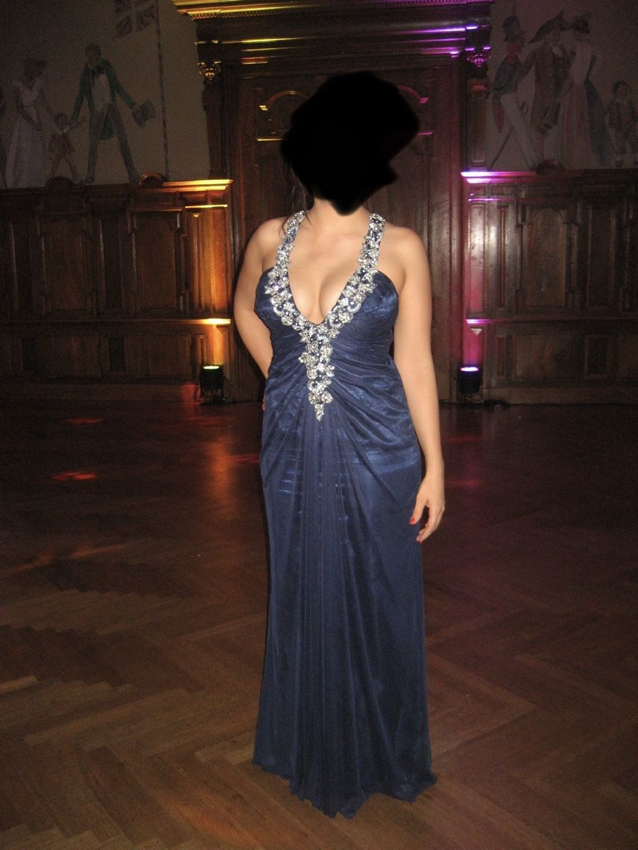 Vestiti: Abendkleid dunkelblau Grösse 36 – Usato da Kilchberg ZH venduto da Doro85 3