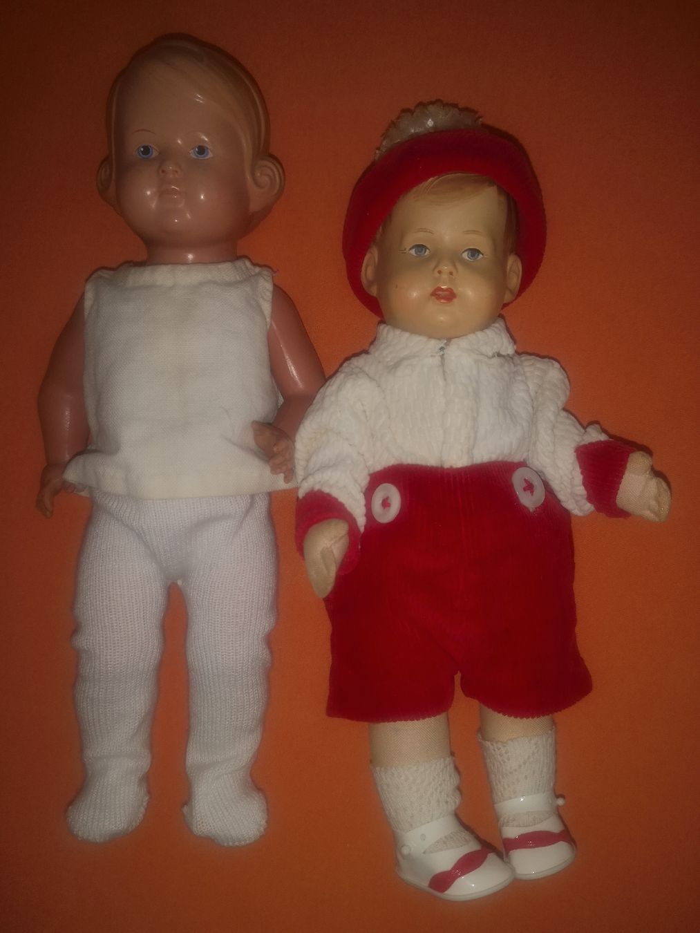 Bambole: 2 x ZELLULOID PUPPEN – Usato da MUEHLEBERG venduto da Cocolinette