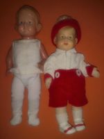 2 x ZELLULOID PUPPEN