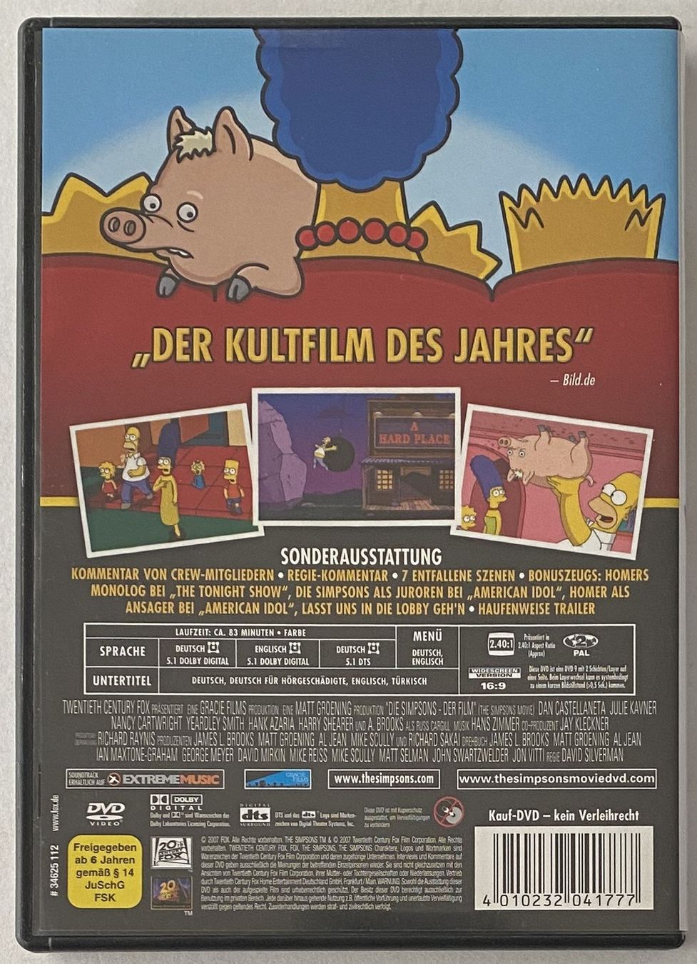 Tutti i DVDs: Die Simpsons, Der Film – Usato da Flums venduto da Asquillo 1