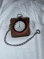 Antike Taschenuhr Seeland Silber Schweiz Kette Brienzer Box