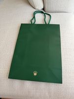 Original Rolex Tragetasche grün, Zustand neu