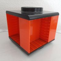 Vintage 70er Jahre Space Age Kassettenkarussell Orange 60er