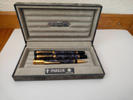 Parker Set Füllfeder, Kugelschreiber, Bleistift 750 Gold