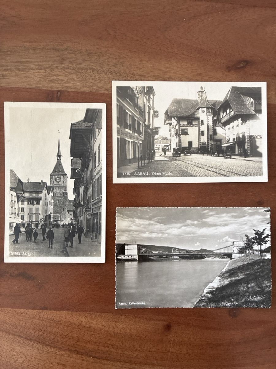 Cartes postales: 5 Ansichtskarten Schweiz von Aarau AG – D'occasion à Oftringen par Cla.vD.74 2