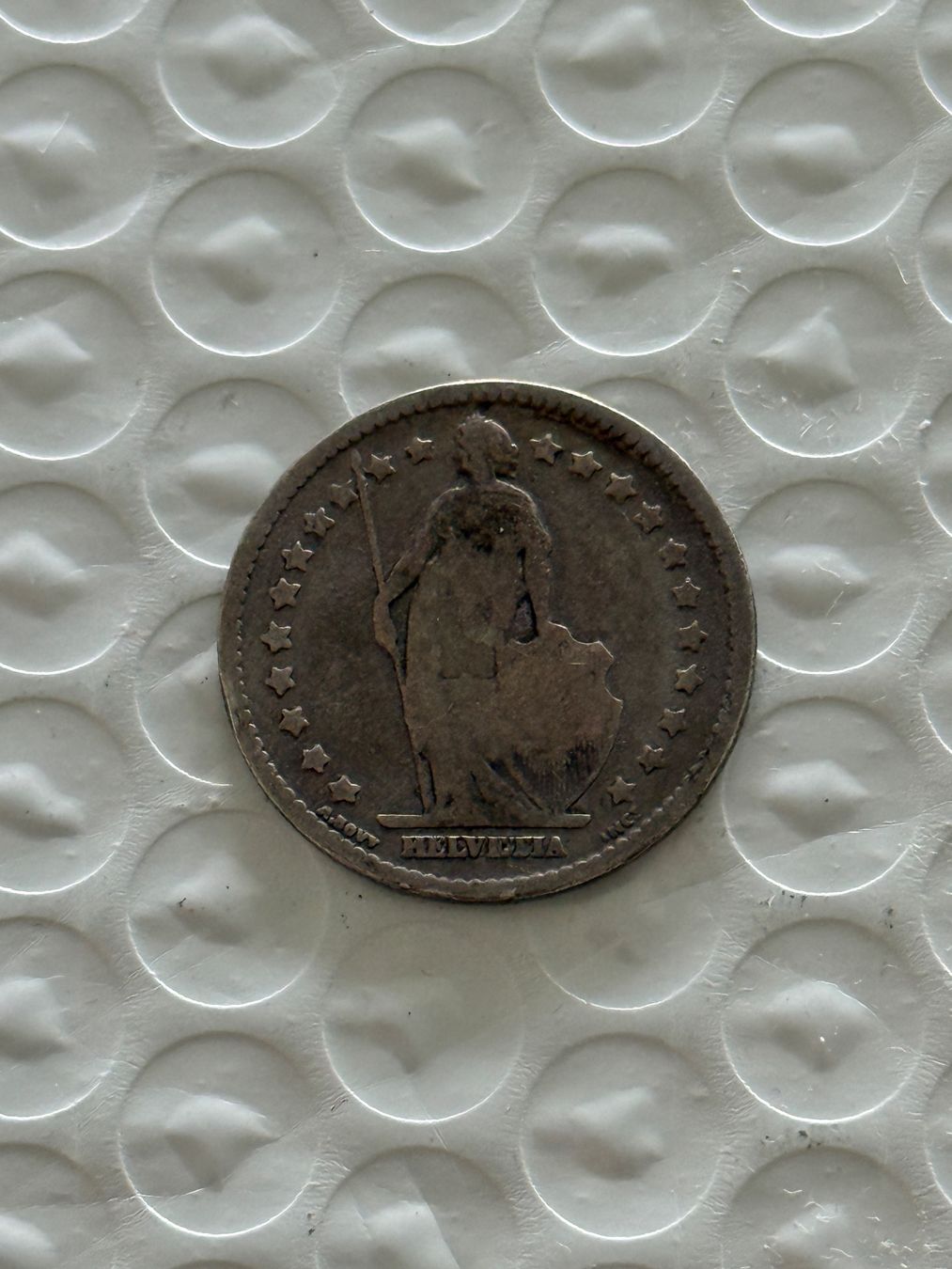 Tutti le monete: 1 Franken 1876  Rar – Usato da Wallisellen venduto da SWISS_SILVER1 1