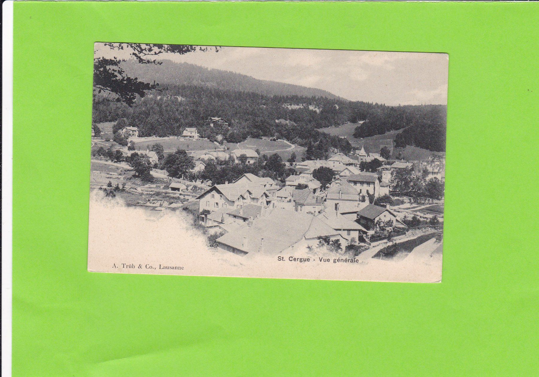Cartoline postali: St. Cergue – Usato da St. Peterzell venduto da neckertal
