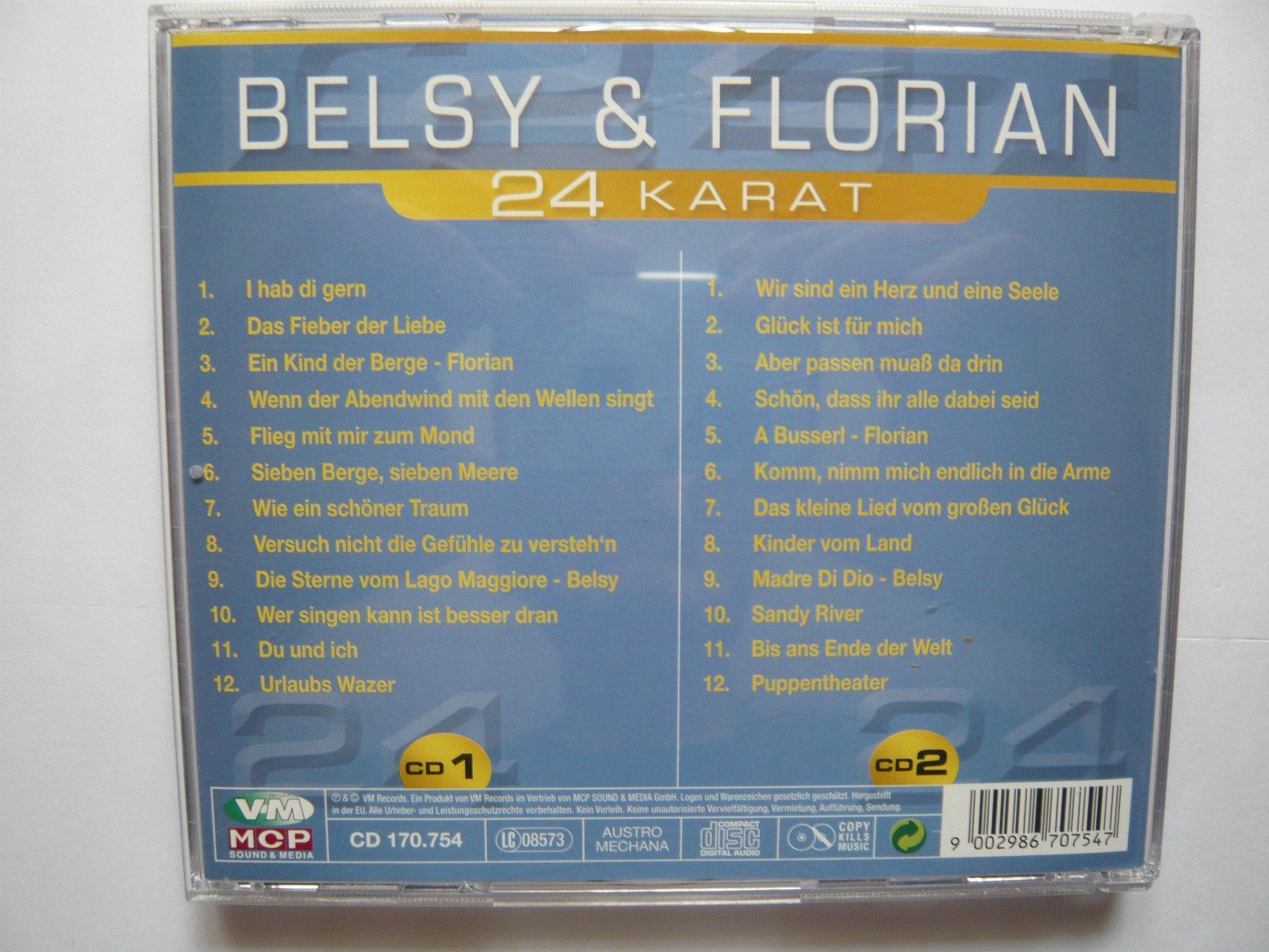 CD: BELSY & FLORIAN 24 KARAT – Usato da Winterthur venduto da Cajun 1