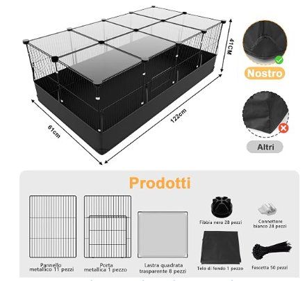 Cages, transport & sécurité: Gabbia nuova ancora chiusa – Neuf avec emballage d'origine à Riazzino par RagusaM 1