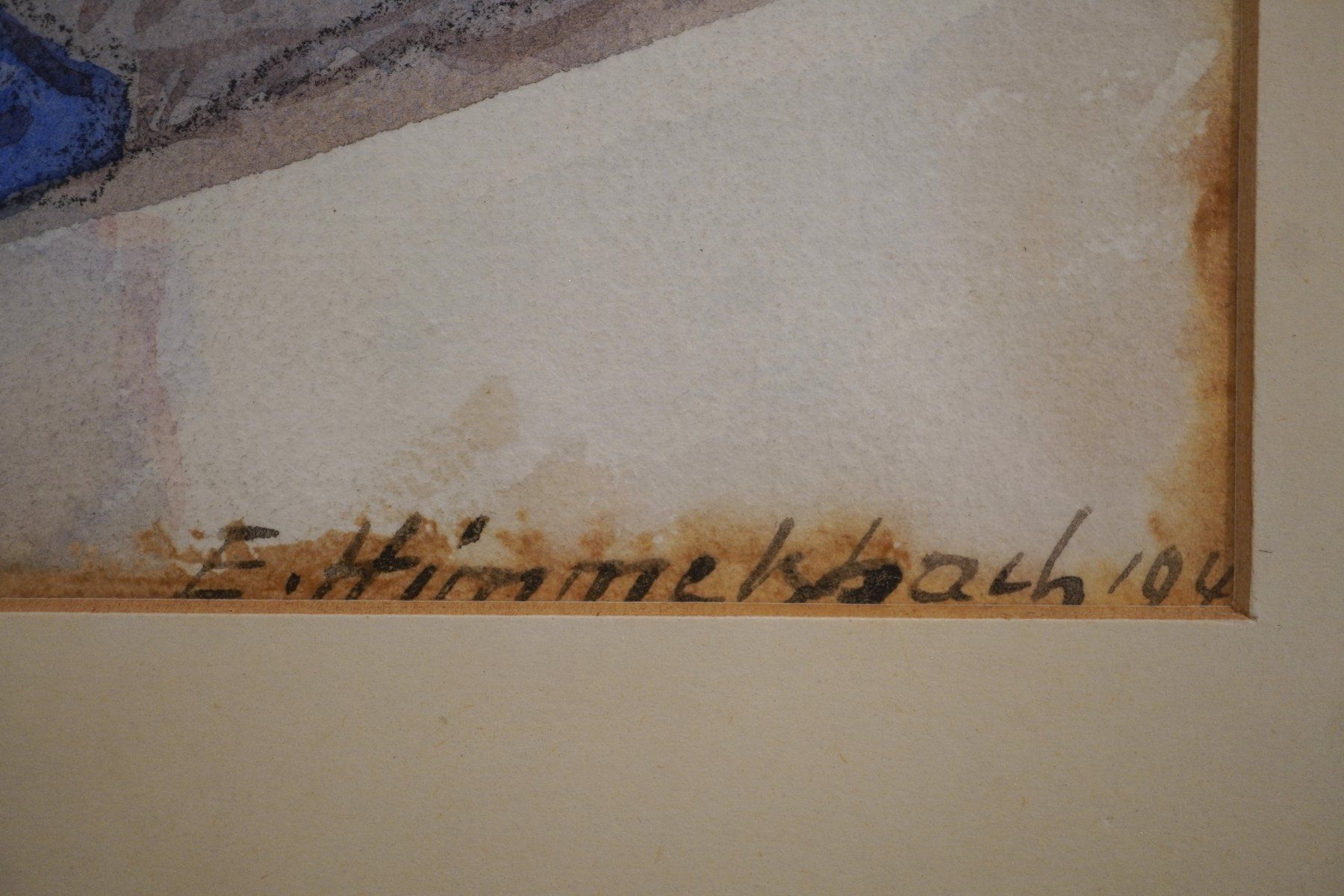 Dipinti: Originales Aquarell Gemälde Blumenstilleben S332 – Usato da Basel venduto da B.W.B. 5