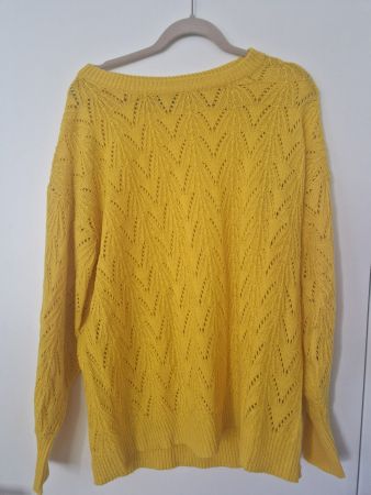 Damen Strickpullover Mamalicious in gelb