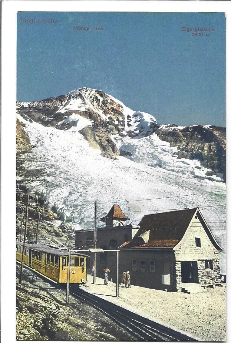 Ansichtskarten: AK Bahn  Jungfraubahn – Gebraucht aus Appenzell von mai25