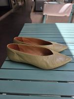 Halmanera Leder-Ballerinas Hellgrün Gr. 39