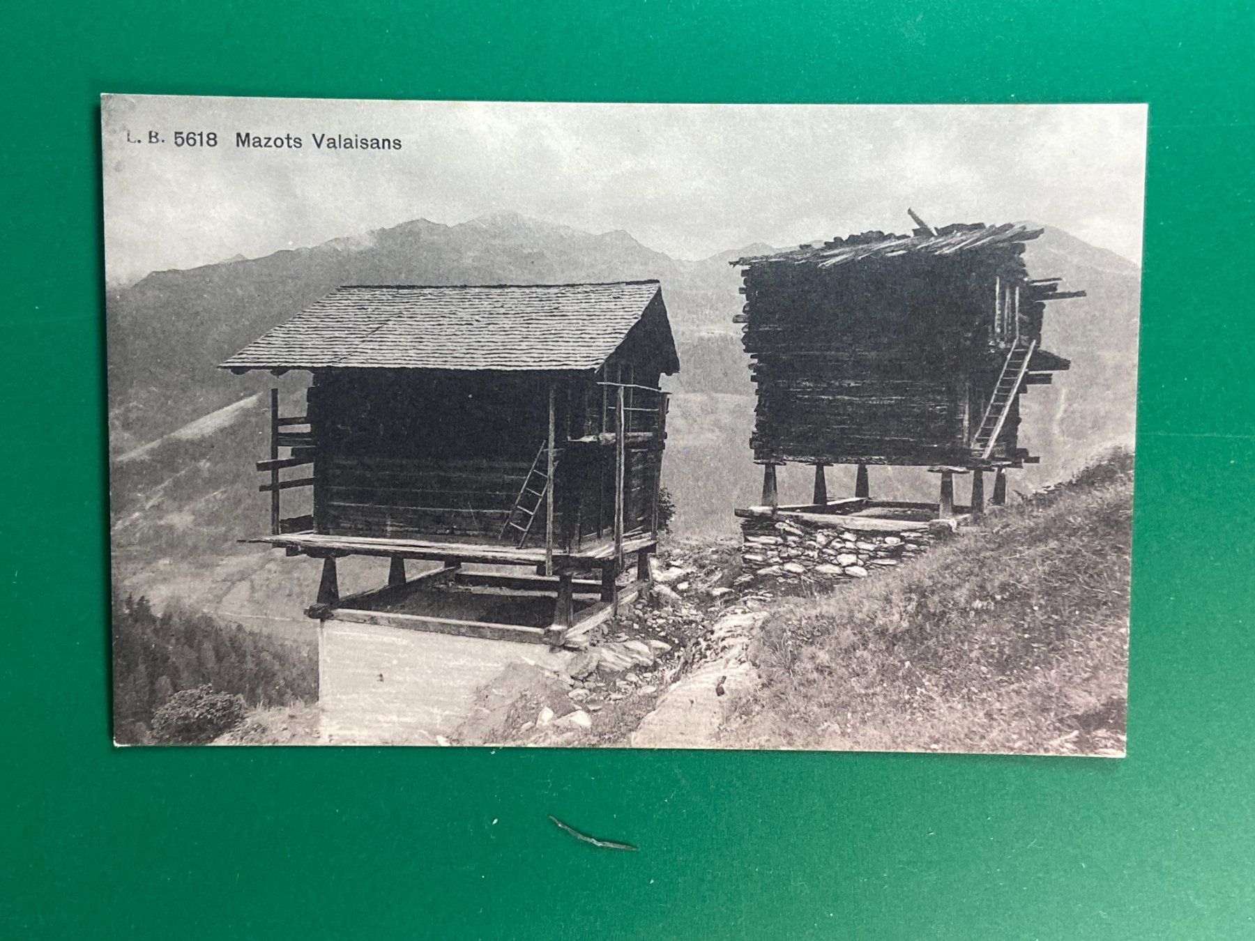 Cartoline postali: Mazots Valaisans – Usato da Steg VS venduto da _vinci_