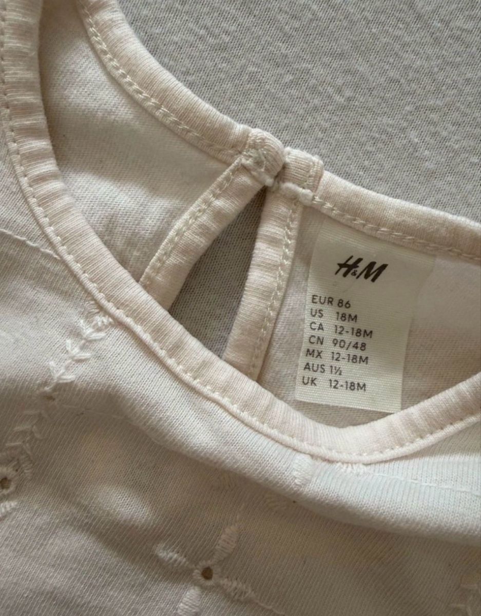 H&M Camicette, T-shirt & Top: T-Shirt H&M blanc, taille 86 cm – Nuovo (secondo la descrizione) da Sion venduto da fer_gwz6 1