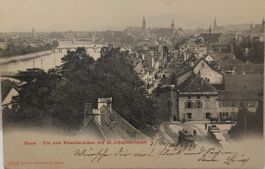 BASEL - Drei Rheinbrücke - Trams - Rest. Elsässerhof - 1904
