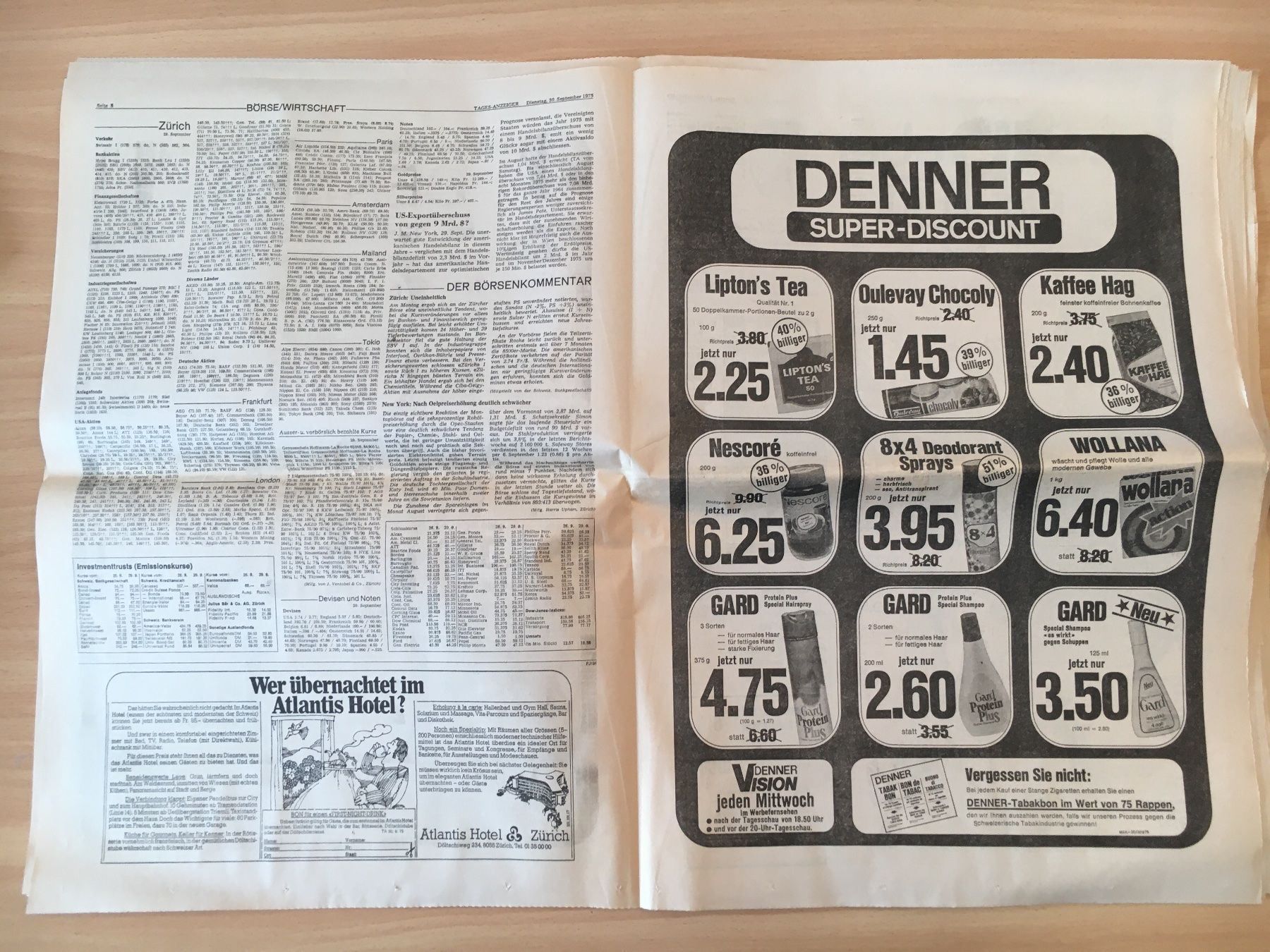 Zeitschriften & Magazine: Tagesanzeiger vom 30. September 1975 – Gebraucht aus Luzern von Jiggy_8898 3