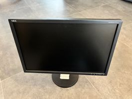 NEC MultiSync E221W – 22 Zoll Monitor inkl. VGA-HDMI-Adapte