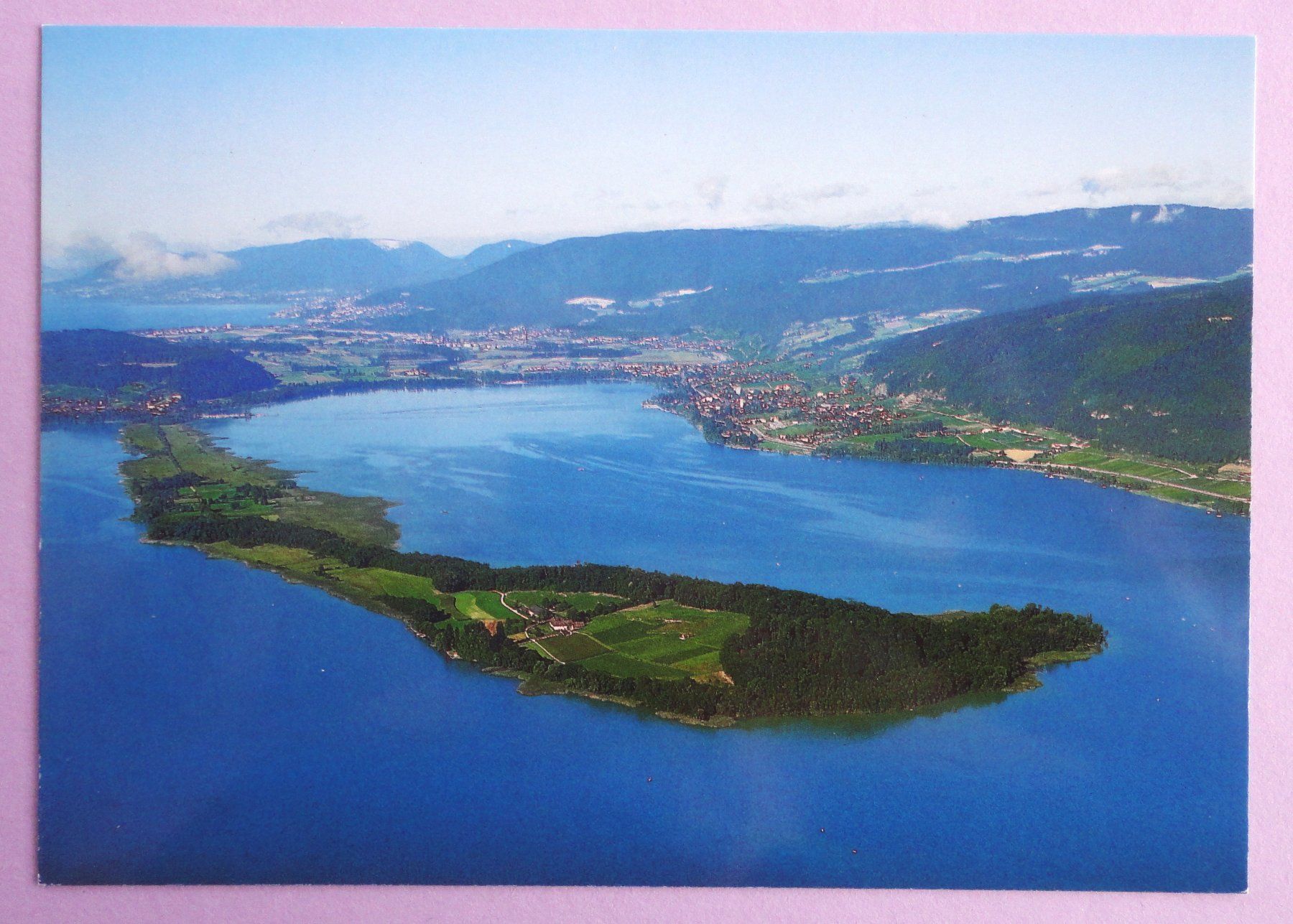 Cartoline postali: Ile de St-Pierre, Lac de Bienne – Usato da Fétigny venduto da Billy2miny