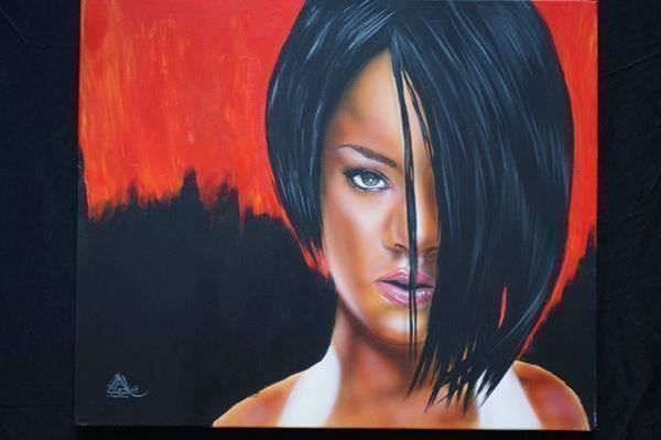 Gemälde: Airbrush auf Leinwand 3 Bilder – Gebraucht aus Stein AG von tom-woody