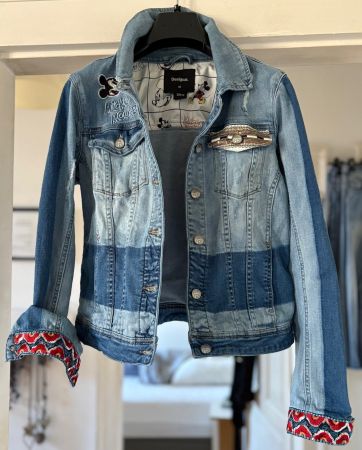 BY DESIGUAL ET DISNEY VESTE EN JEANS VINTAGE!! M