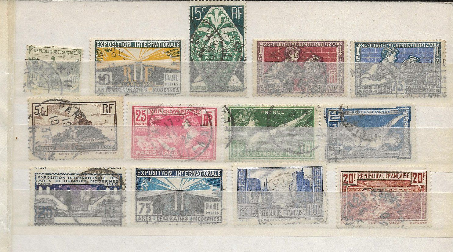 Tutti i francobolli: France Lot 1922 ... – Usato da Sion venduto da PierreP01