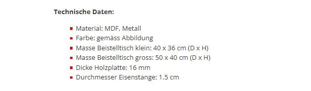 Tables: Beistelltisch – D'occasion à Aathal-Seegräben par ret_5zl5 2