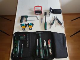 Werkzeugset Bosch , Stahlwille usw. Neuwertig