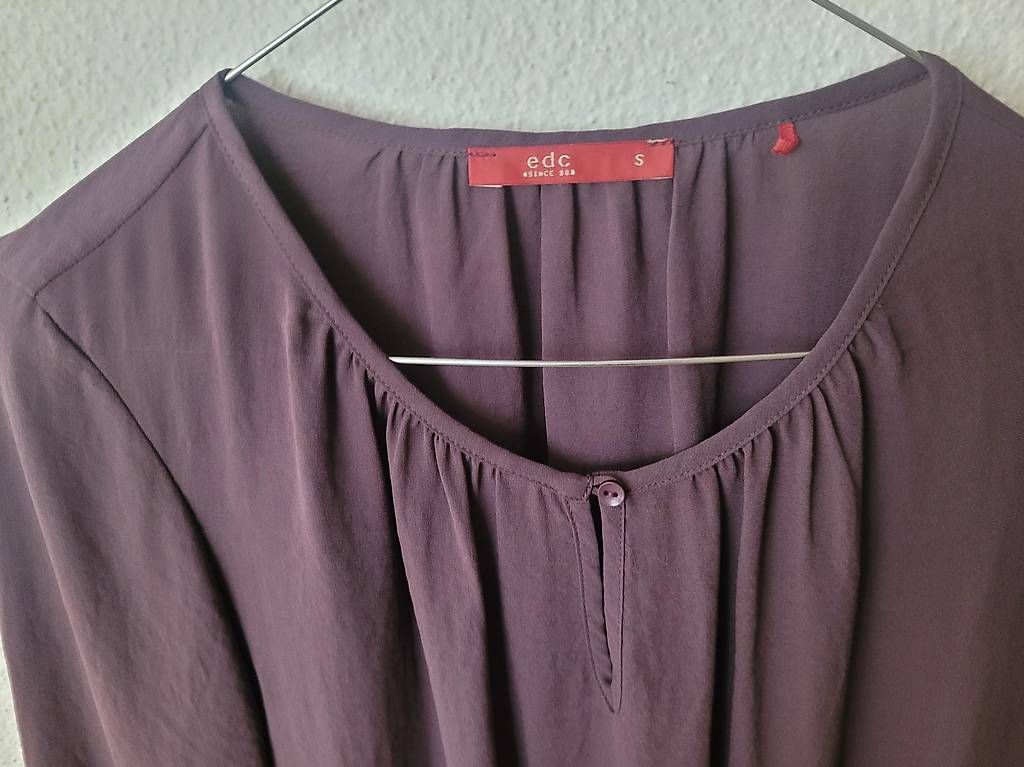 Esprit Camicette: Esprit Bluse pflaume Gr. S – Nuovo (secondo la descrizione) da Wettingen venduto da okatiki 1