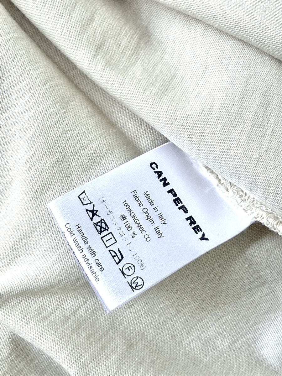 Blusen: CAN PEP REY Shirt, Gr. S, Beige – Gebraucht aus Basel von A-Z-B 3