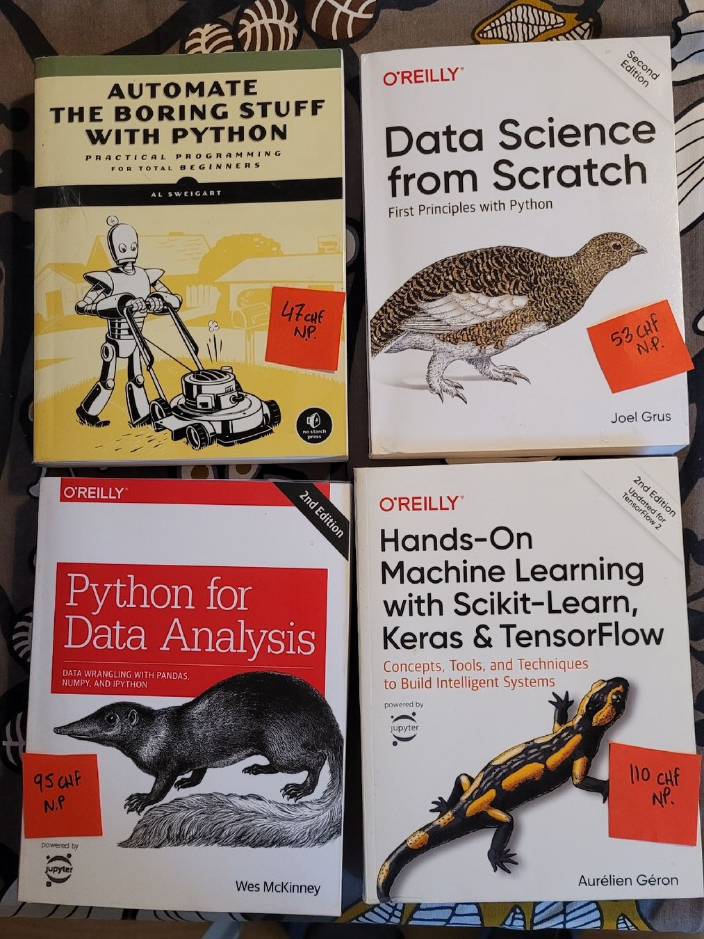 Bücher: 4x Data Science & Machine Learning Books (O'Reilly) – Neu und originalverpackt aus Basel von Jaby999