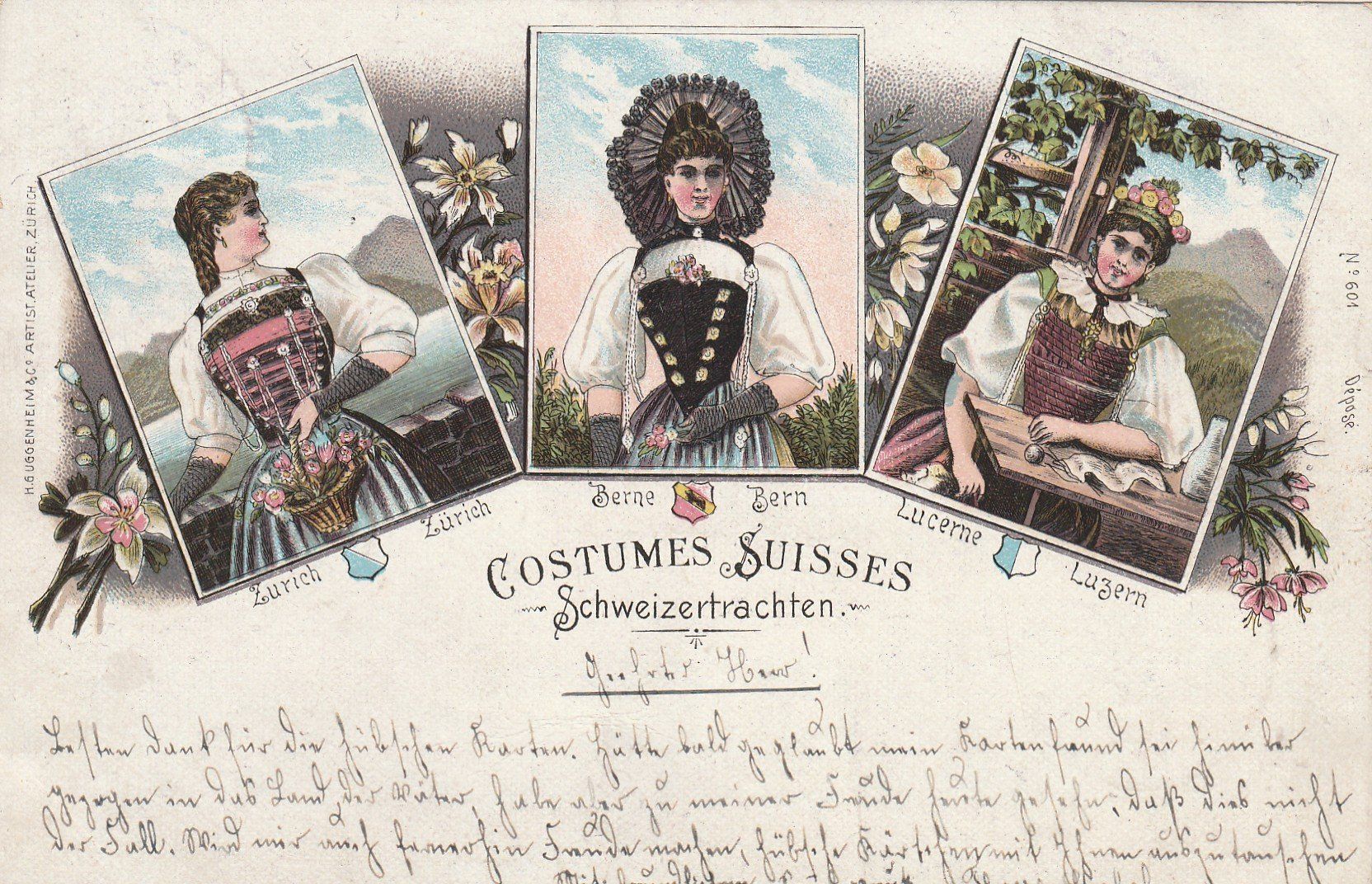 Cartes postales: Trachtenfrauen – D'occasion à Rorschacherberg par fratovi2