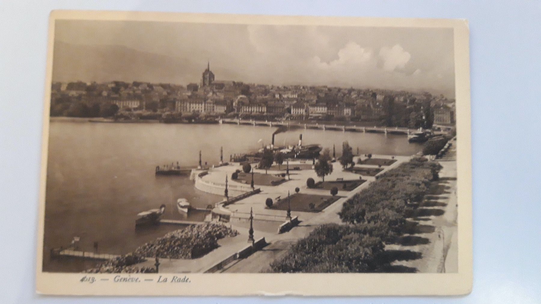 Cartoline postali: Geneve La Rade – Usato da Sargans venduto da nicsam1815