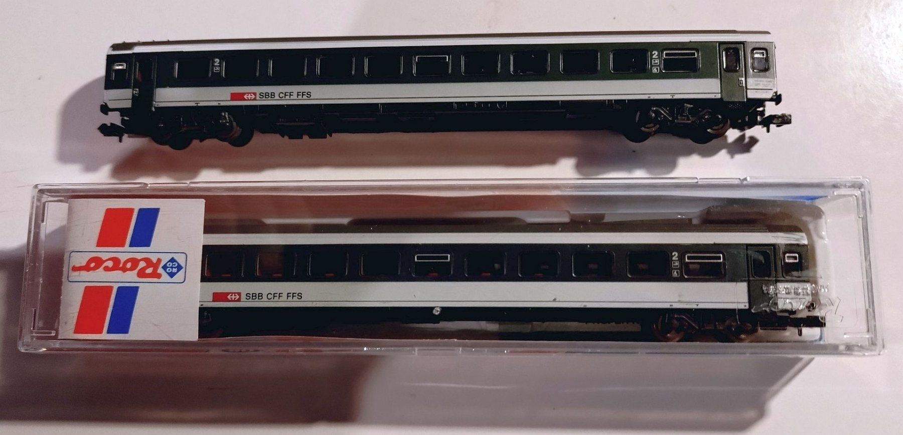 Roco Modellini di ferrovie: SBB IC Personenwagen – Nuovo e nell'imballaggio originale da Winterthur venduto da Buchs0 1
