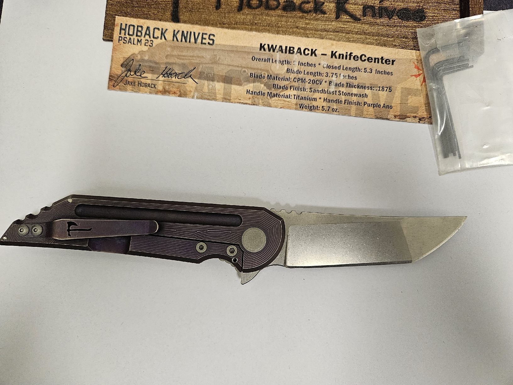 Zubehör: Hoback Knives Kwaiback – Neu (gemäss Beschreibung) aus Affoltern am albis von nik8953 2