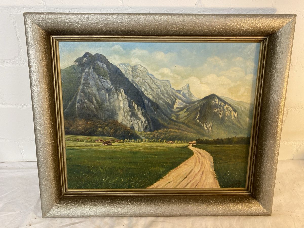 Dipinti: Schönes Schweizer Landschaftsbild mit Rahmen – Usato da sursee venduto da trilli-tralli 7