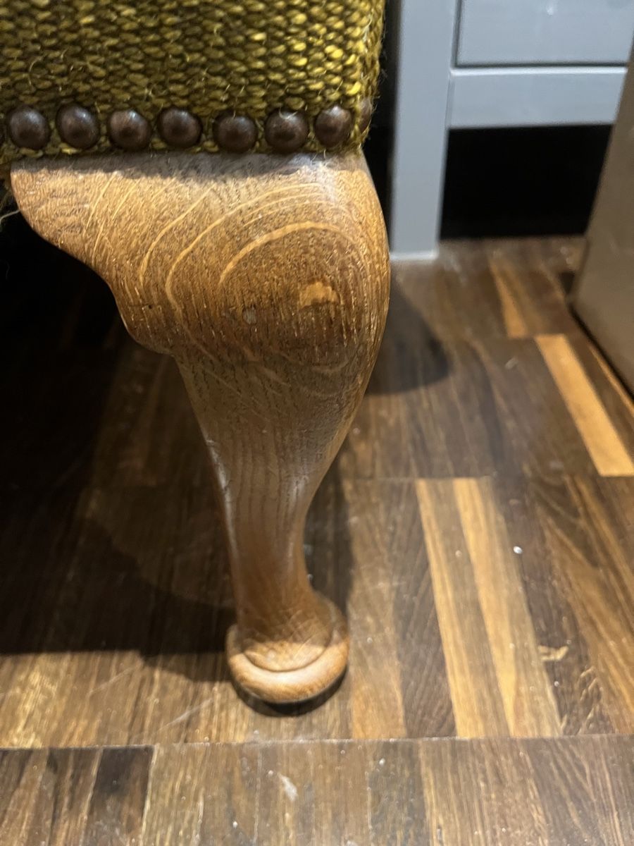 Poltrone: Sessel  senfgelber Stoff / Arm chair – Usato da Uster venduto da Luna.R 2