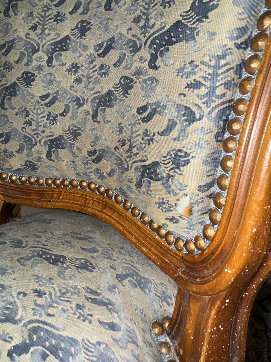 Chaises: Alte Stuhl gepolstert – D'occasion à Obfelden par cesarina10