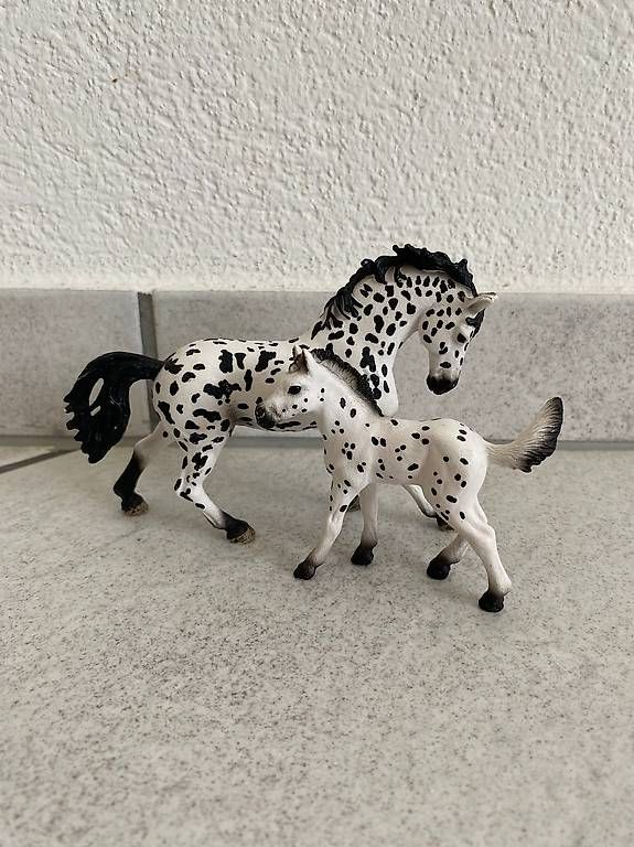 Schleich Giocattoli: Schleich Stute mit Fohlen – Usato da Otelfingen venduto da Schlaedde