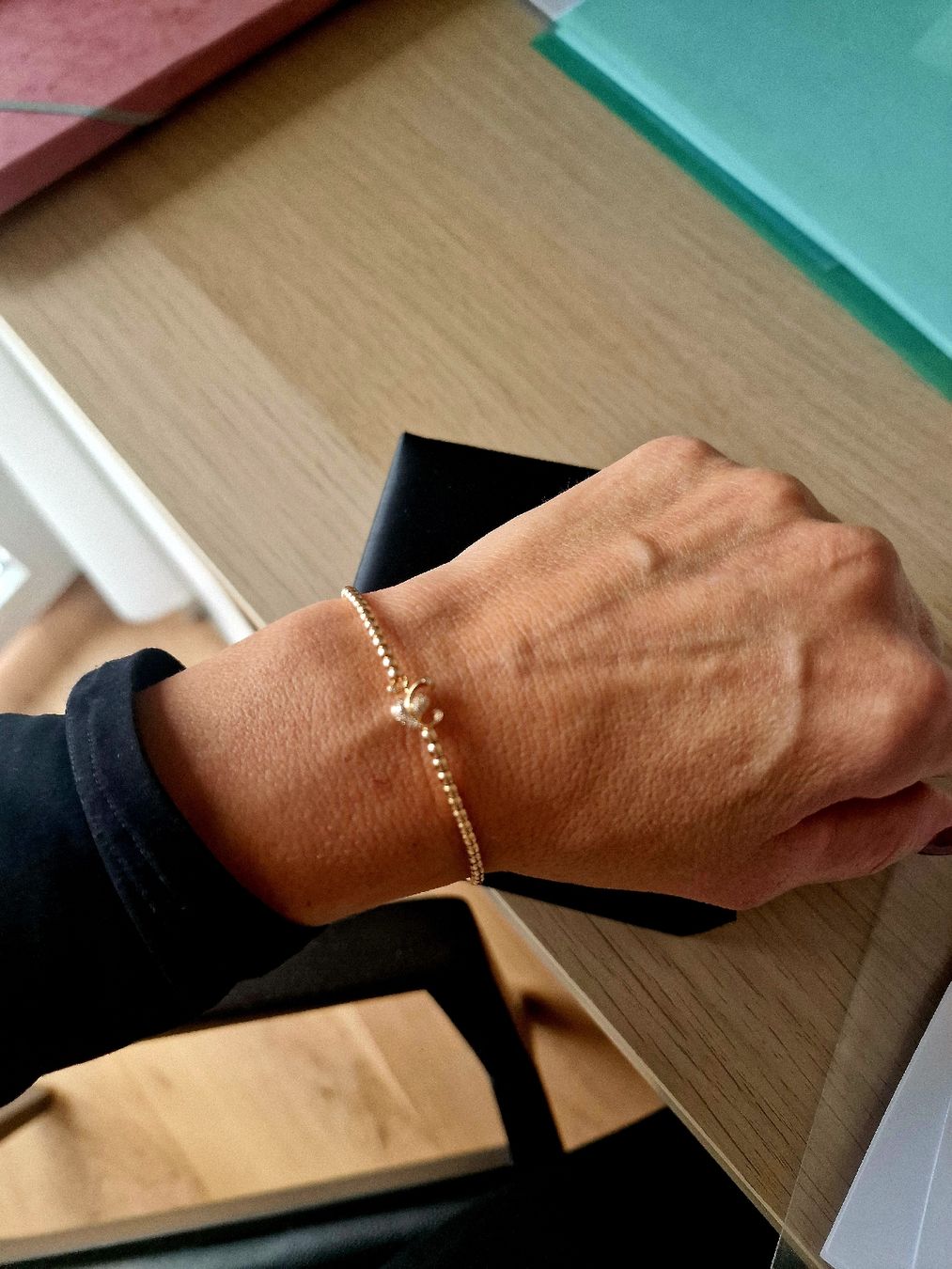 Armbänder & -reifen: Armband Flexi Rosegold mit Diamanten – Gebraucht aus Widnau von Grisli07 4