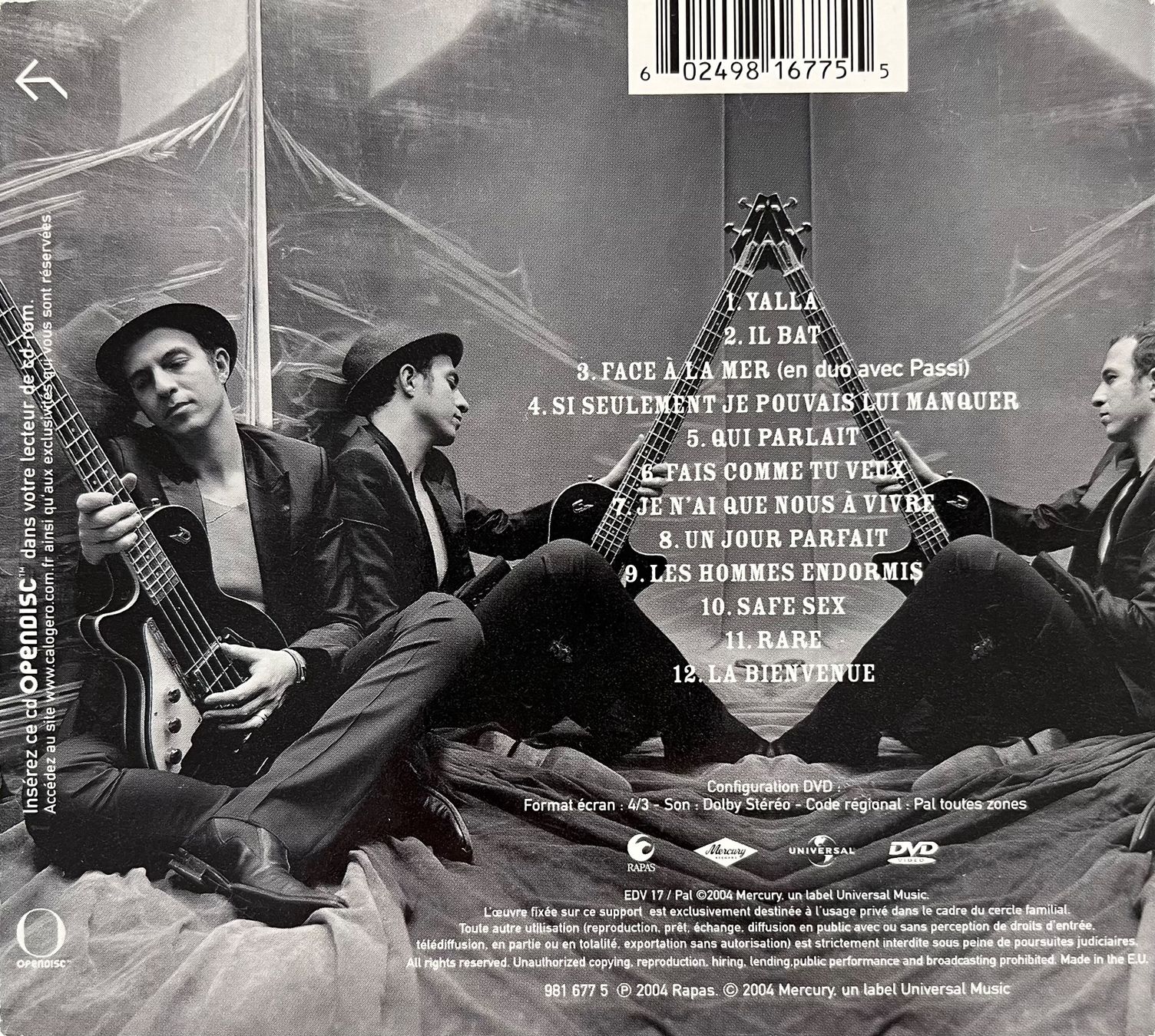 CDs: Calogero - CD + DVD .calog3ro – Gebraucht aus Le Crêt-p-Semsales von staglione69 1