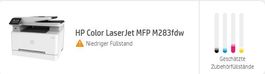 HP Color LaserJet MFP M283fdw Drucker gebraucht